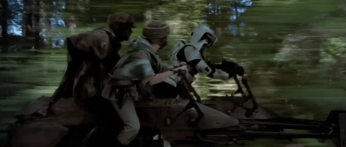 Luke Leia Scout Trooper Speederbike